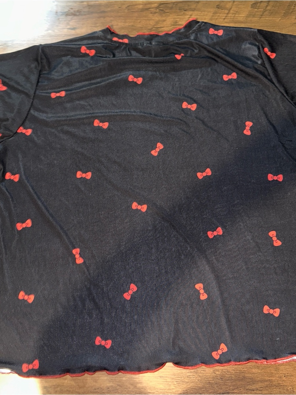 Hello Kitty Black Tee with shorts set -3XL- slinky material. - Picture 2 of 6